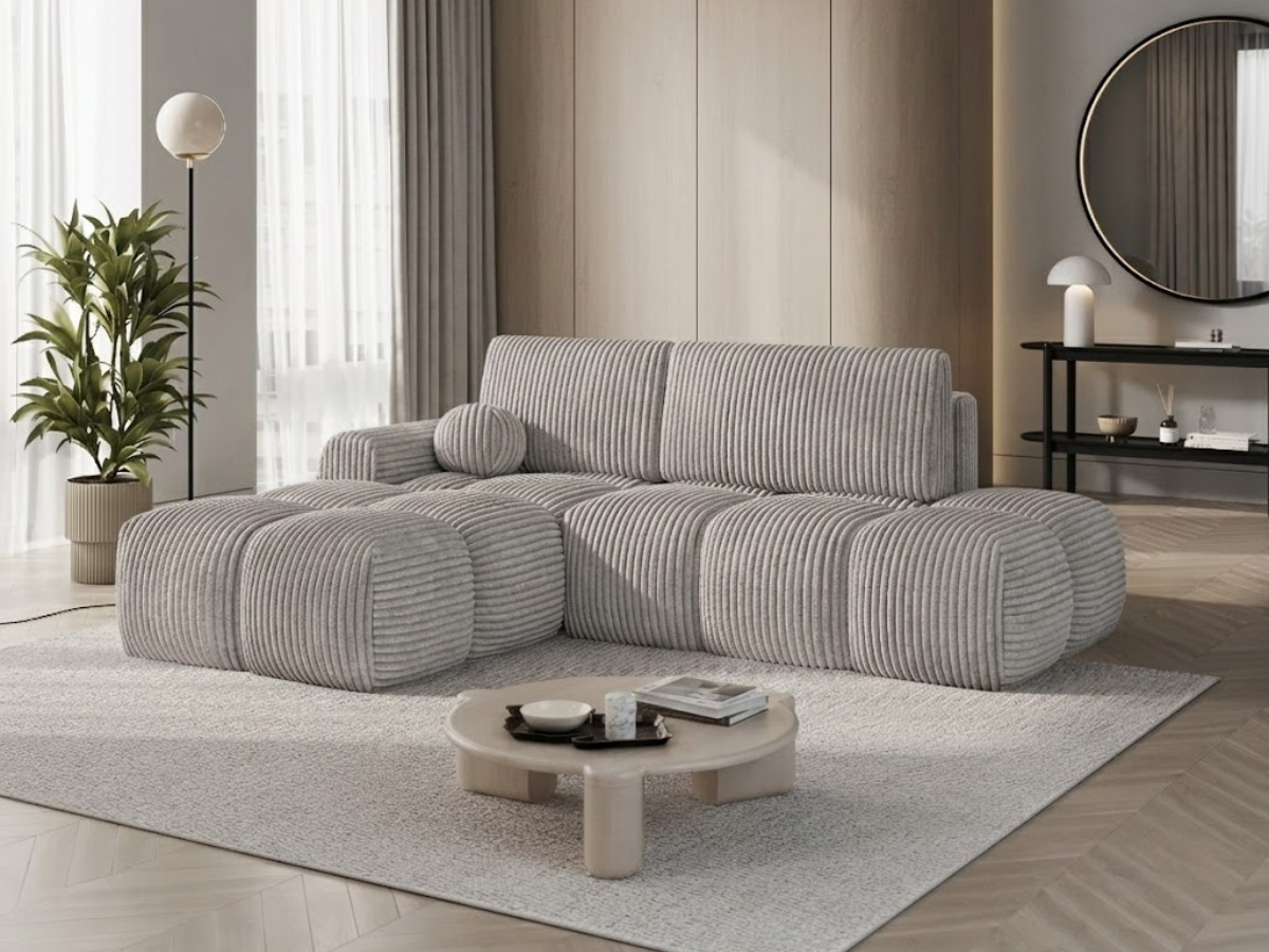 Canapé d’Angle Kléber – Design contemporain & confort XXL