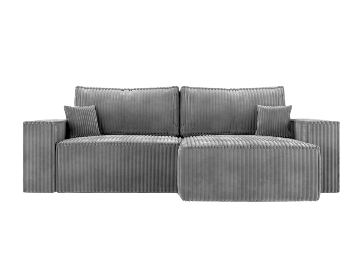 Sofá cama esquinero Rivoli de pana suave
