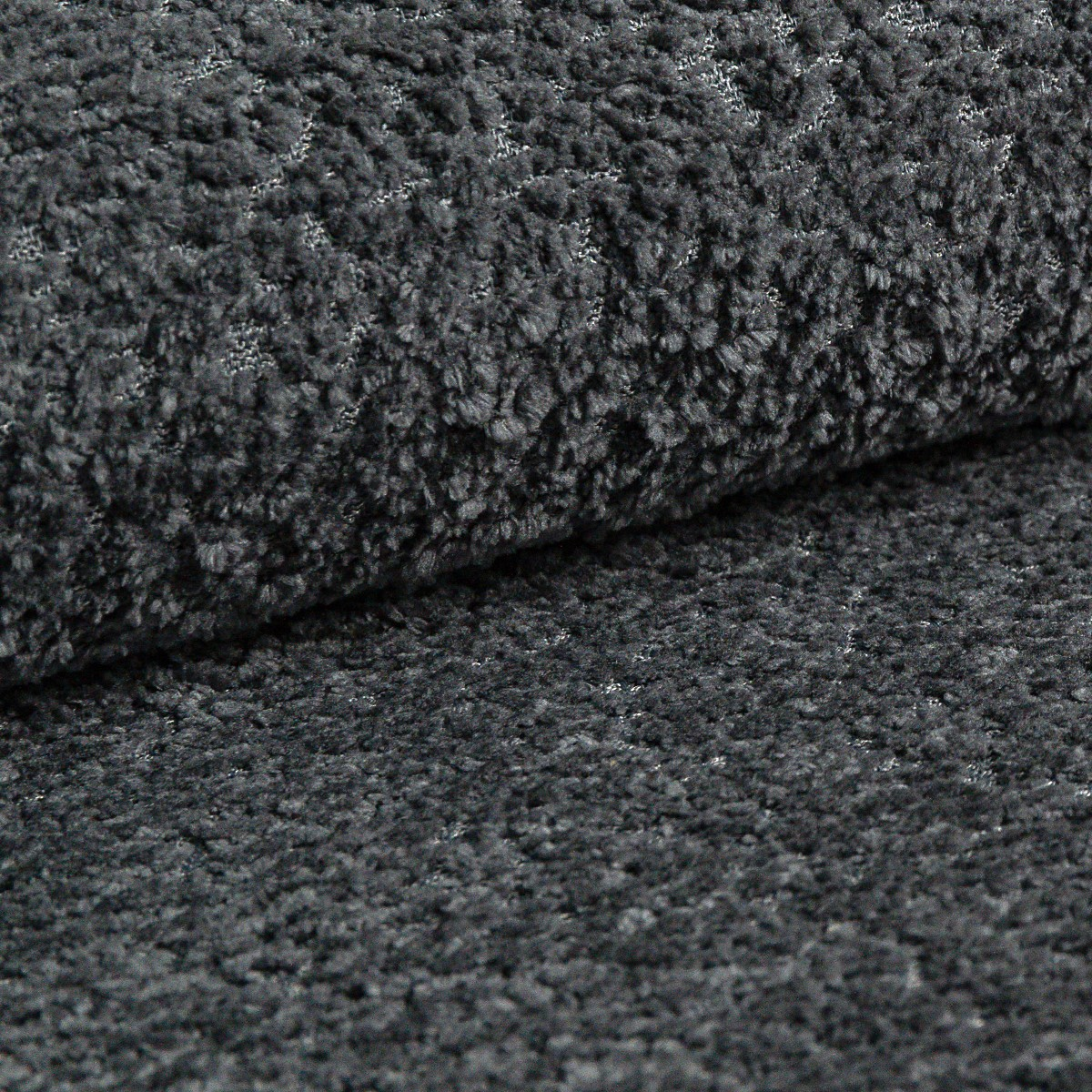 Canapé convertible design CADET avec coffre de rangement - Bouclette chinée gris foncé - vue 13