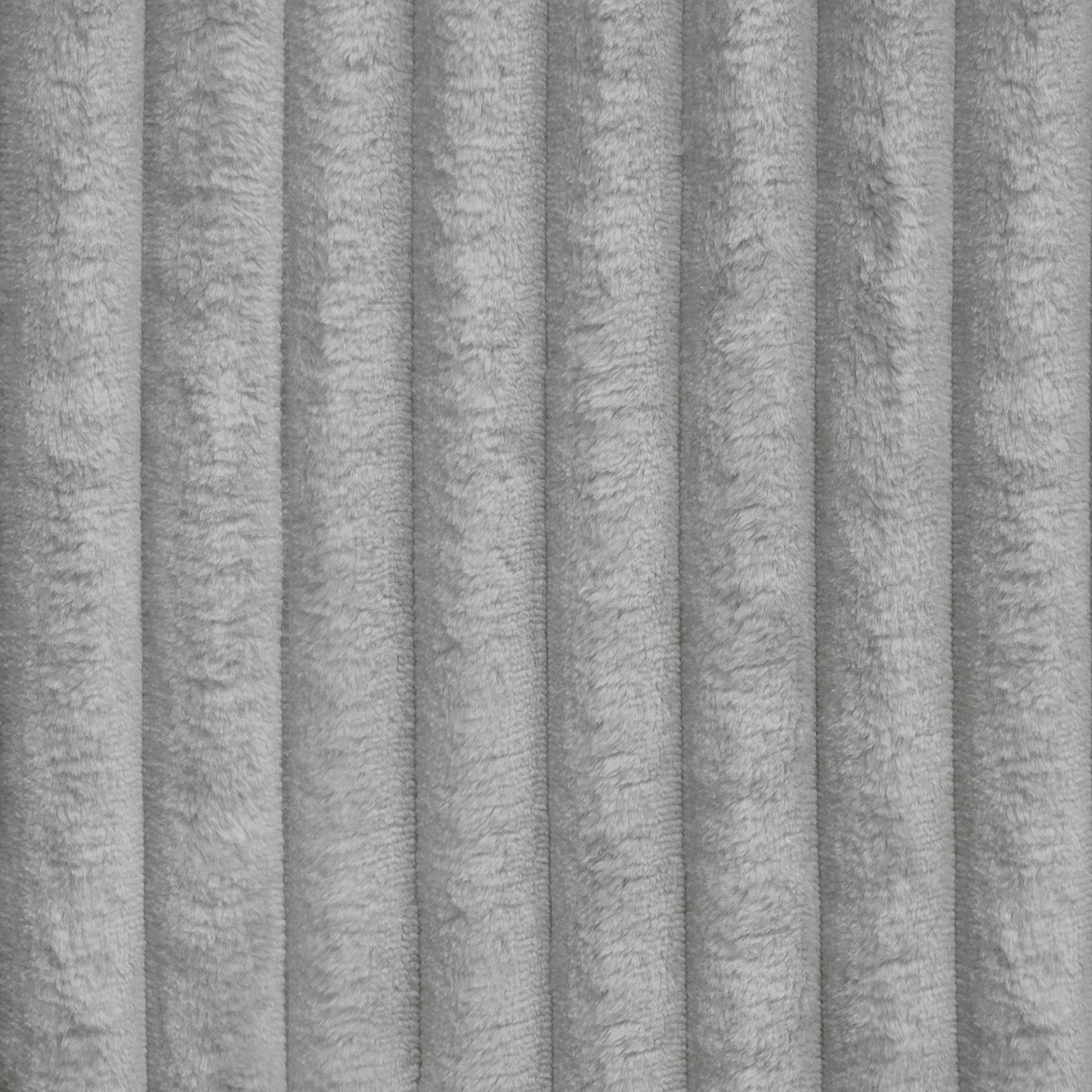 Canapé convertible design CADET avec coffre de rangement - Velours côtelé épais gris clair - vue 13