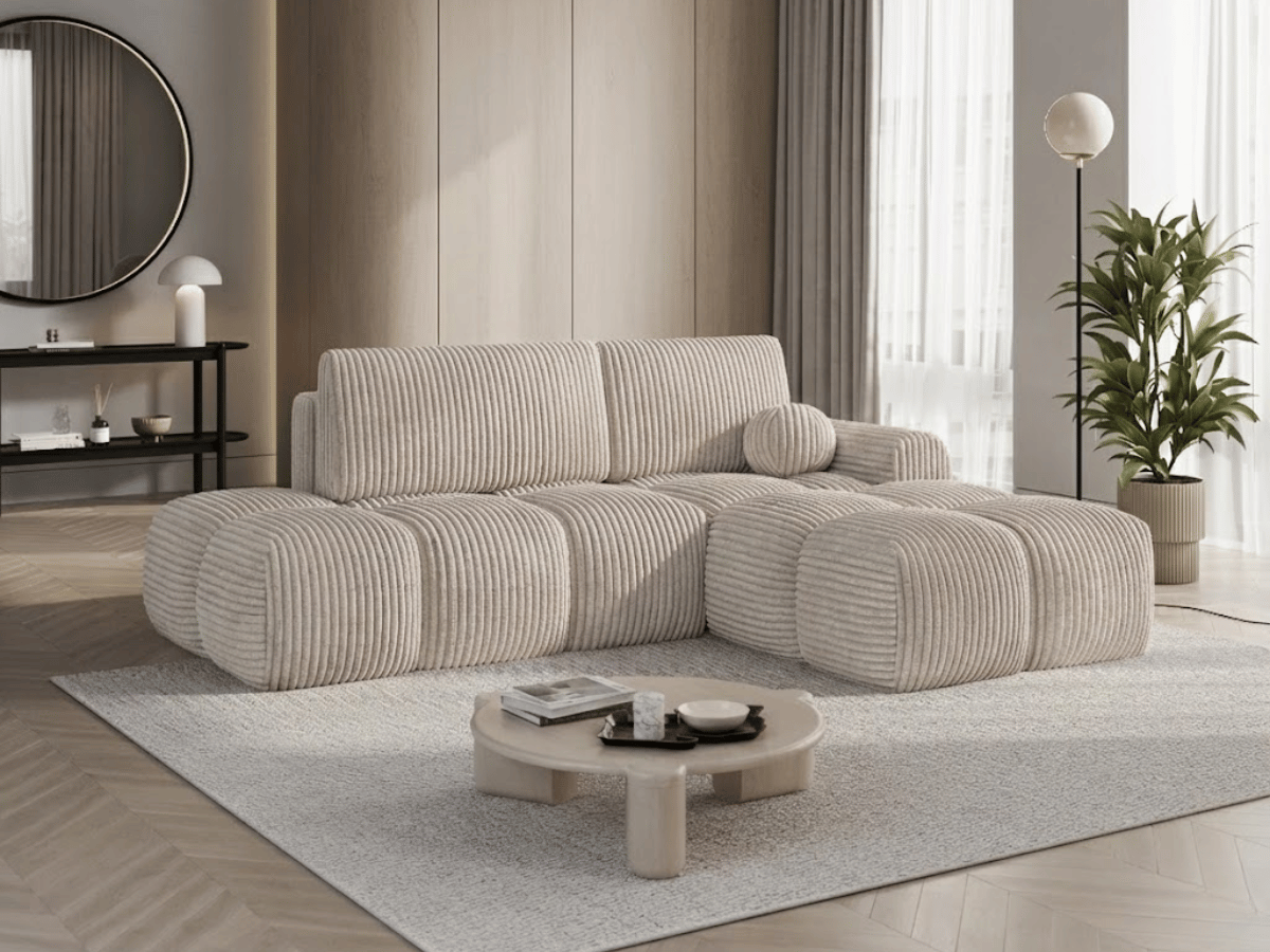 Canapé d’Angle Kléber – Design contemporain & confort XXL