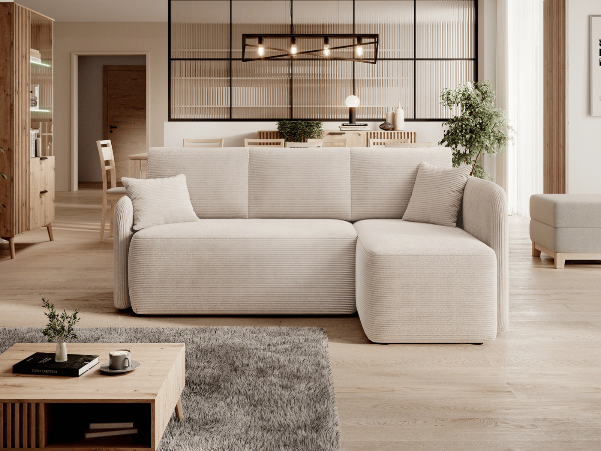 Canapé d'angle convertible petite taille GARNIER