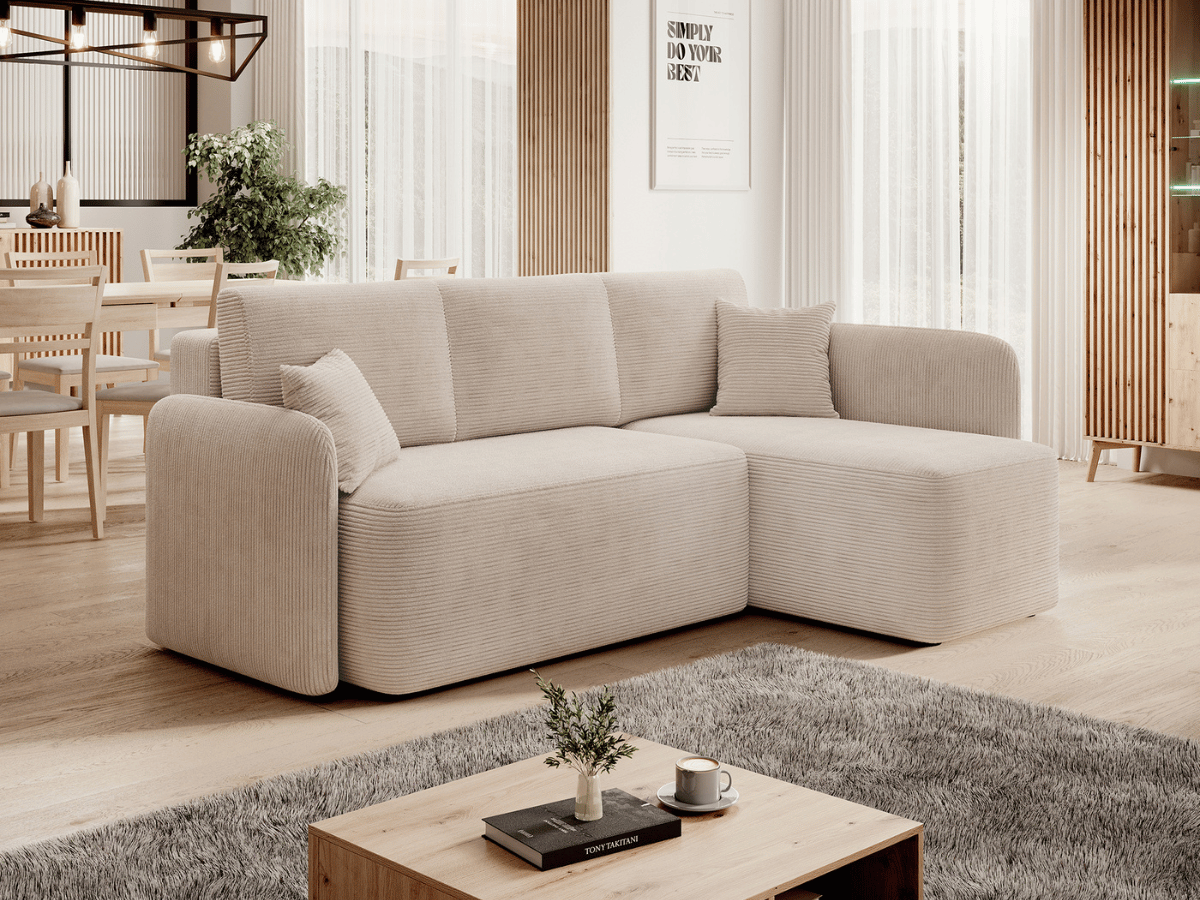 Canapé d'angle convertible petite taille GARNIER