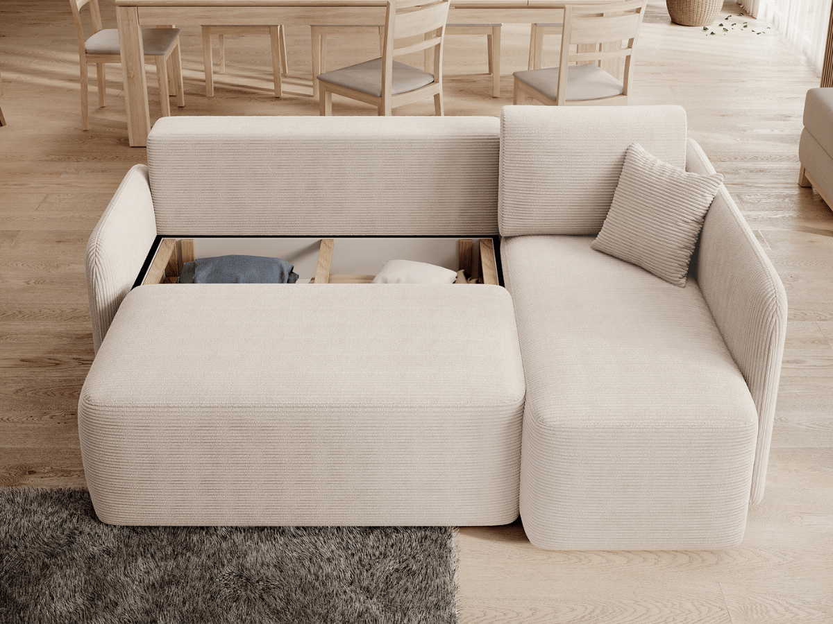 Canapé d'angle convertible petite taille GARNIER