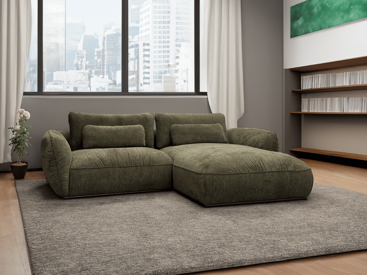 Sofá esquinero Passy - Confort XL y diseño moderno