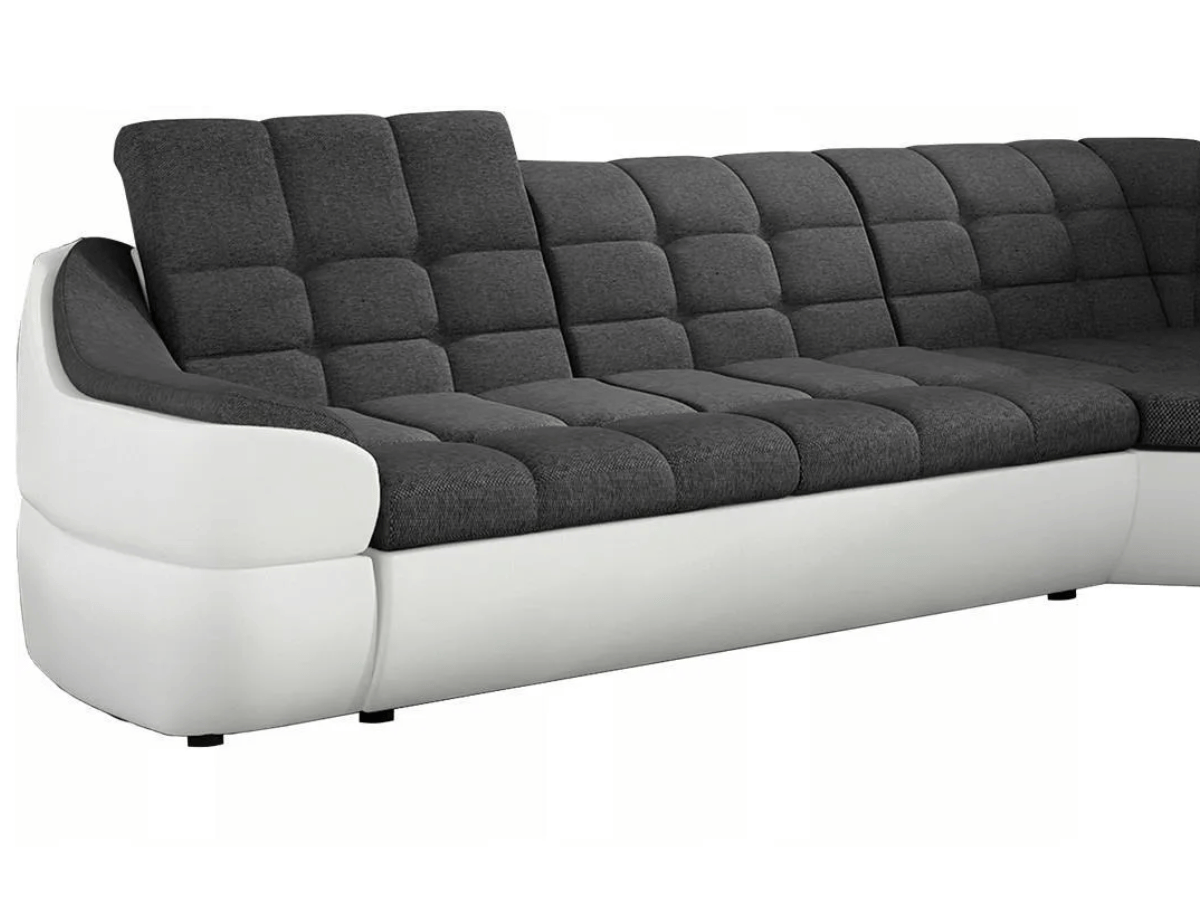 Canapé d’angle réversible Varenne – Tétières relevables & grand confort