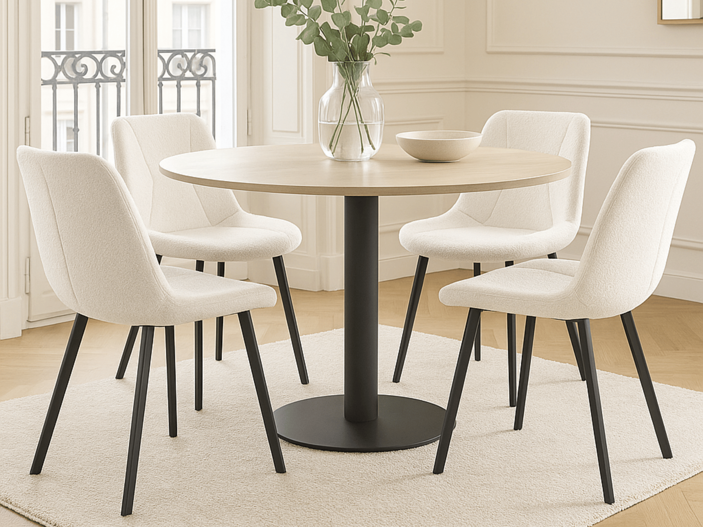 Chaises design - Lot de 4 - Élodie