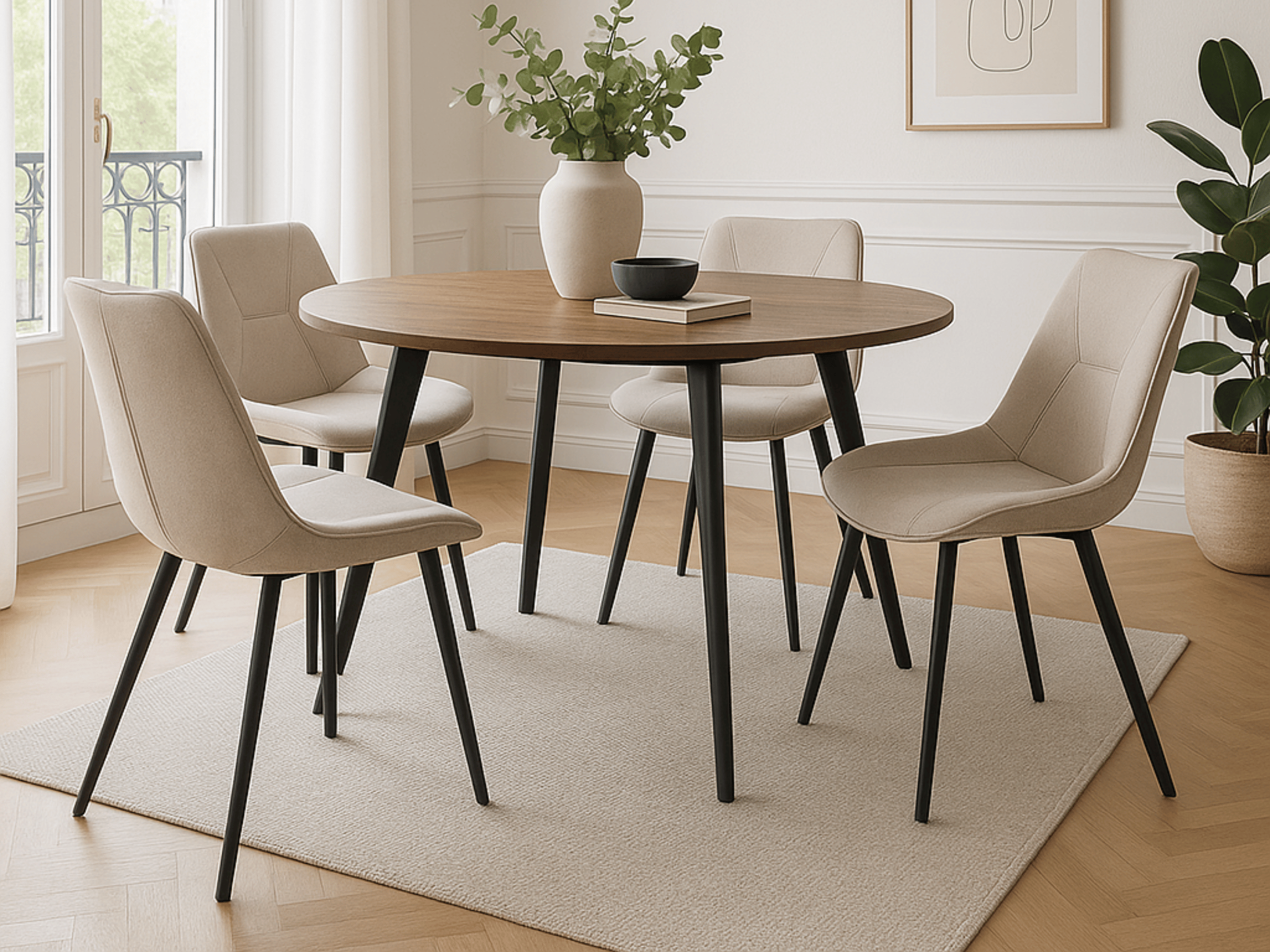 Chaises design - Lot de 4 - Élodie