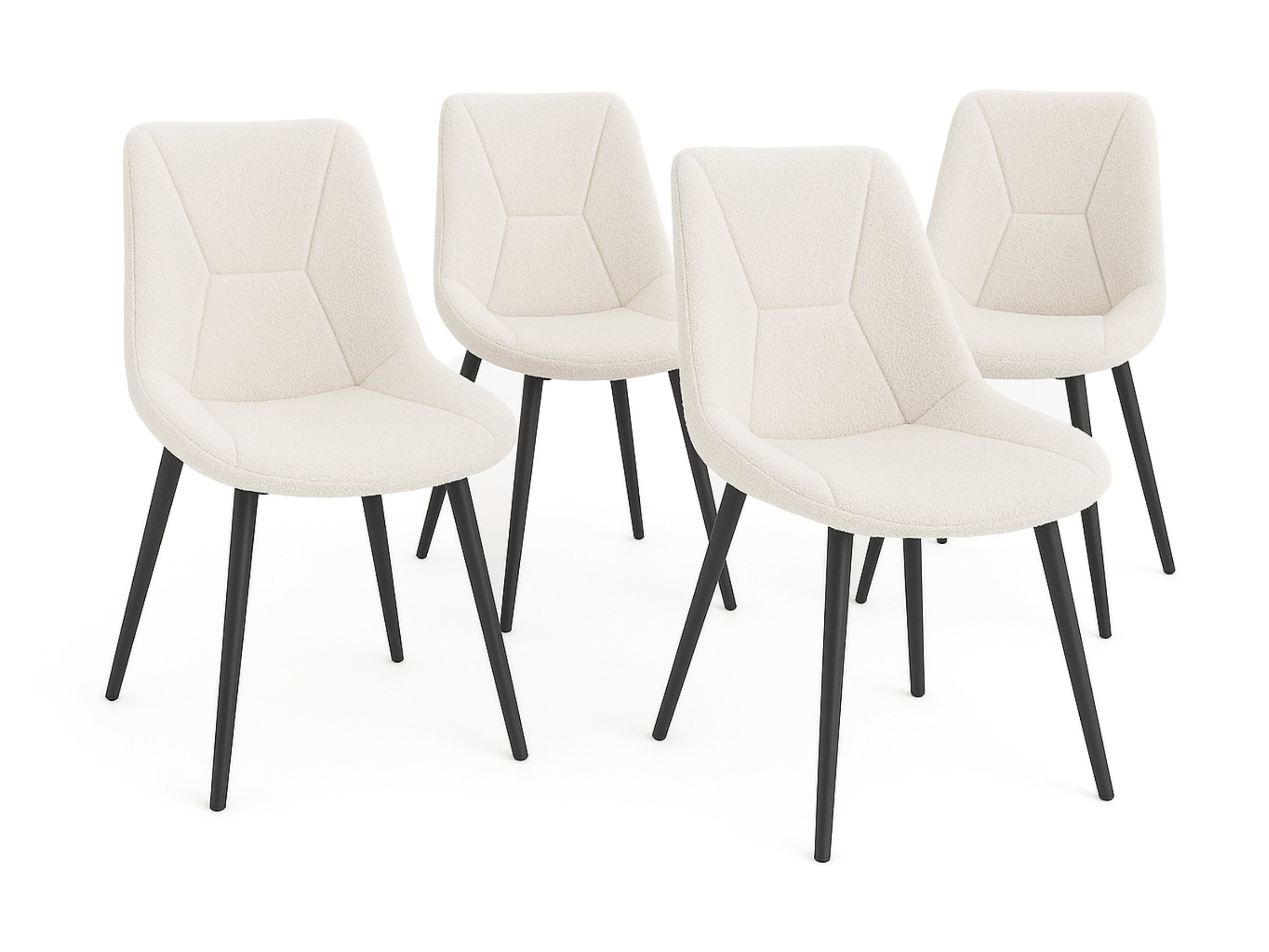Chaises design - Lot de 4 - Élodie