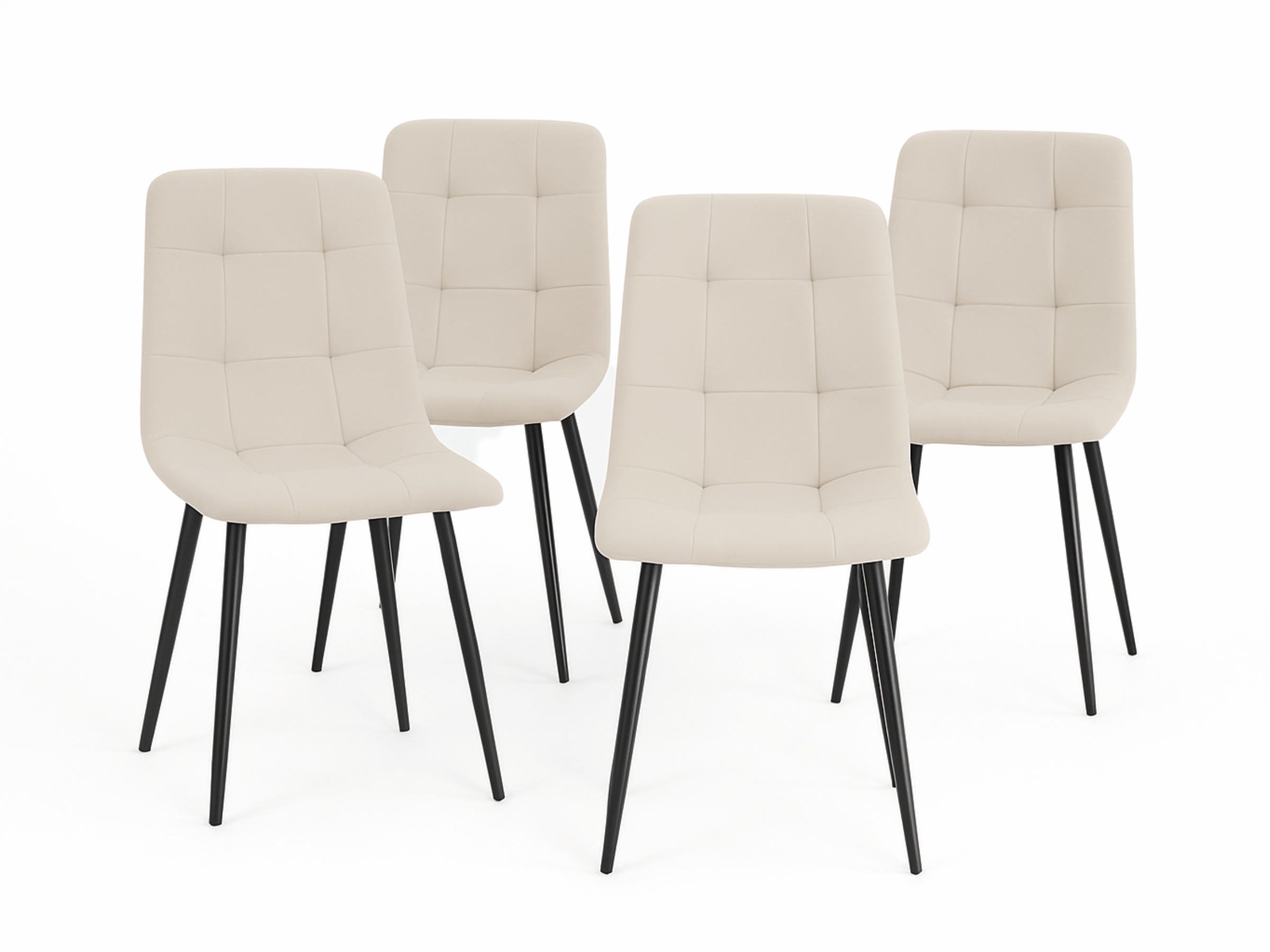Chaises design - Lot de 4 - ALMA