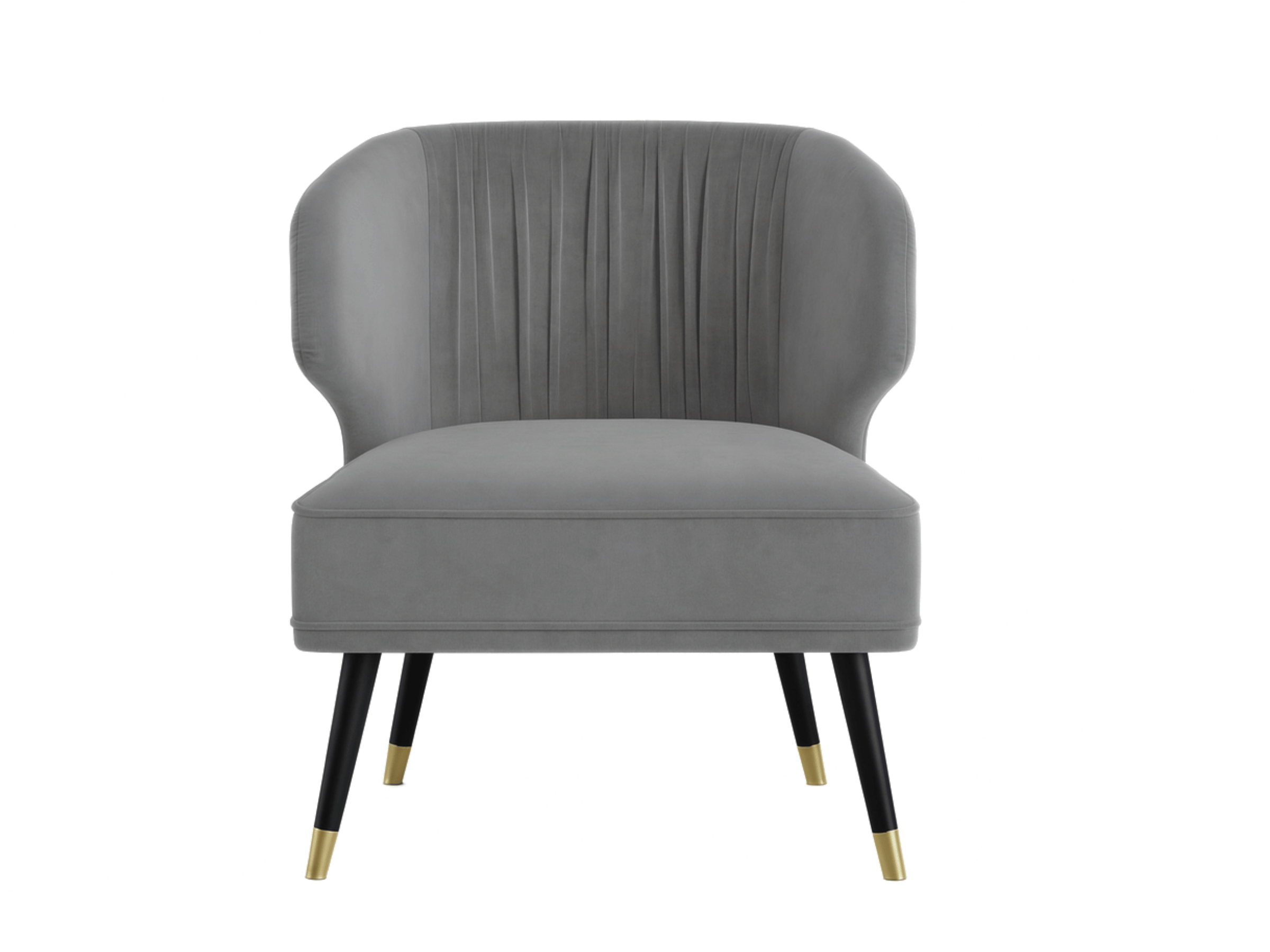 Fauteuil crapaud en velours – BELLA, petit fauteuil design et confortable