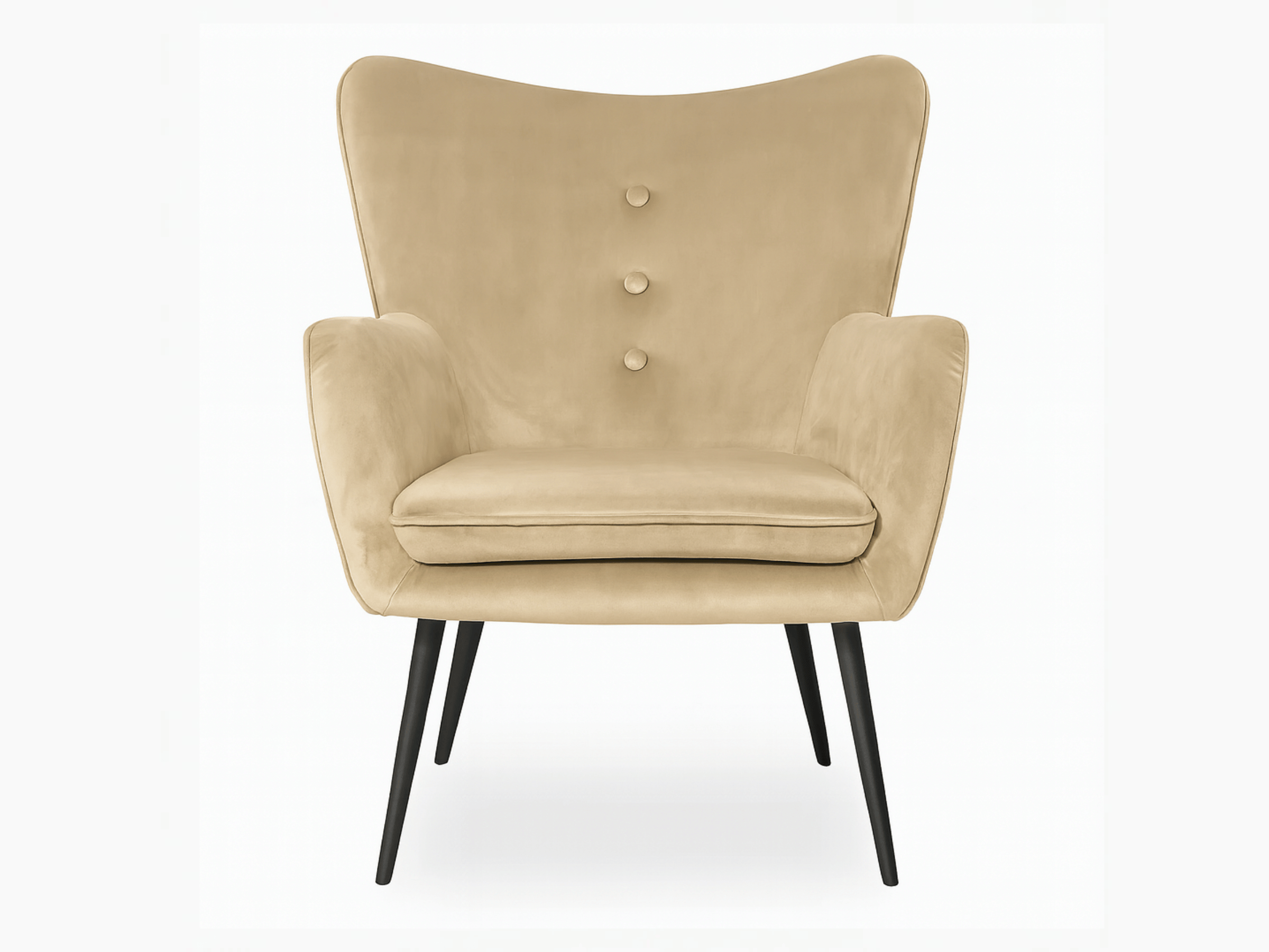 Fauteuil en velours design - ERGO