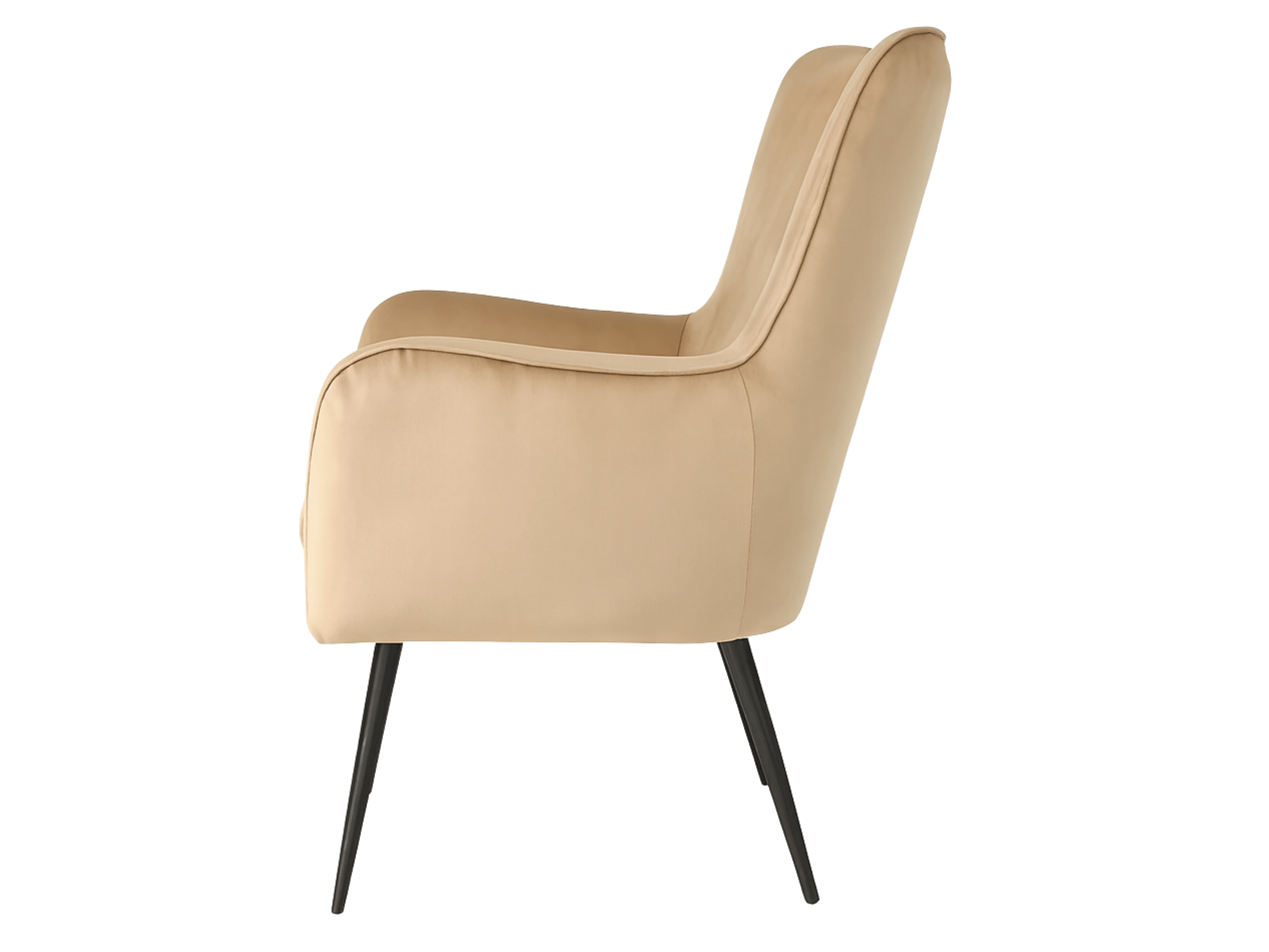 Fauteuil en velours design - ERGO