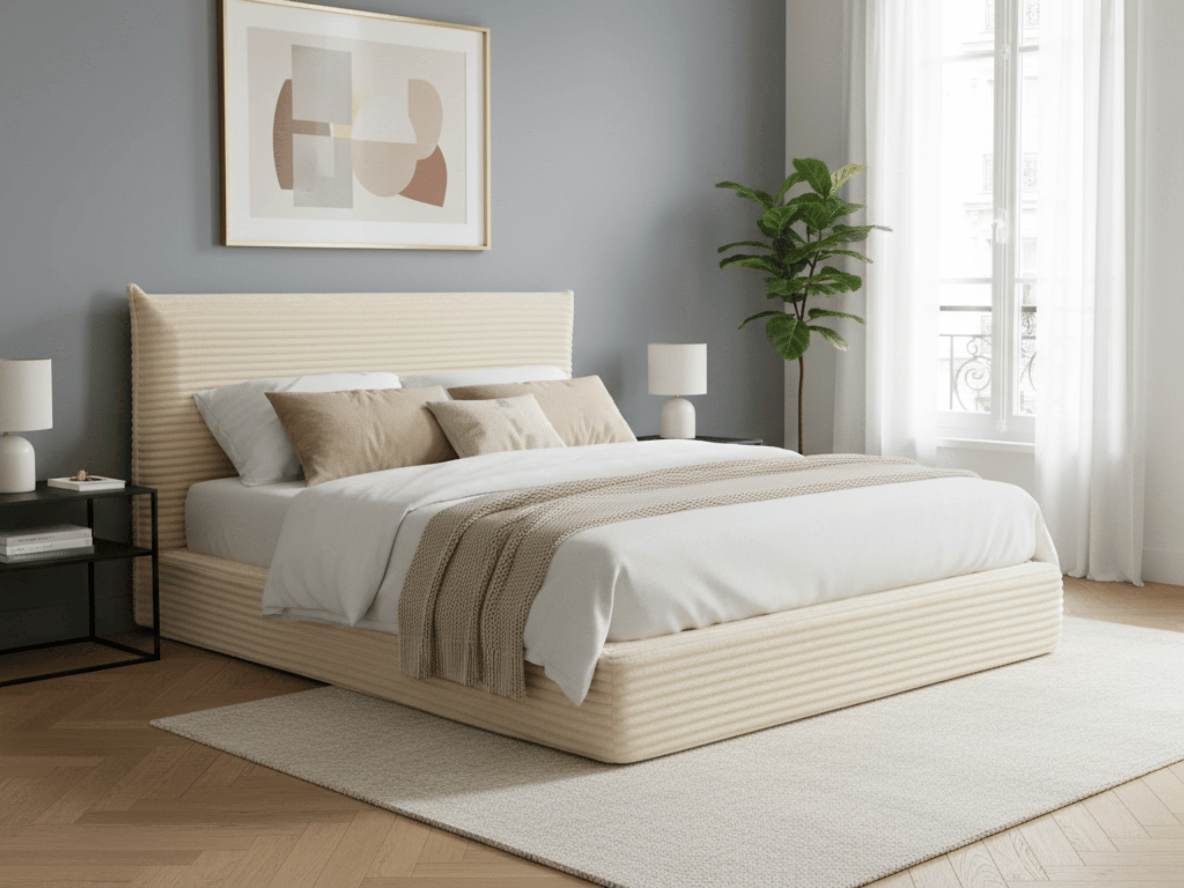 Lit Air Loom – Sommier compressé avec tête de lit intégrée