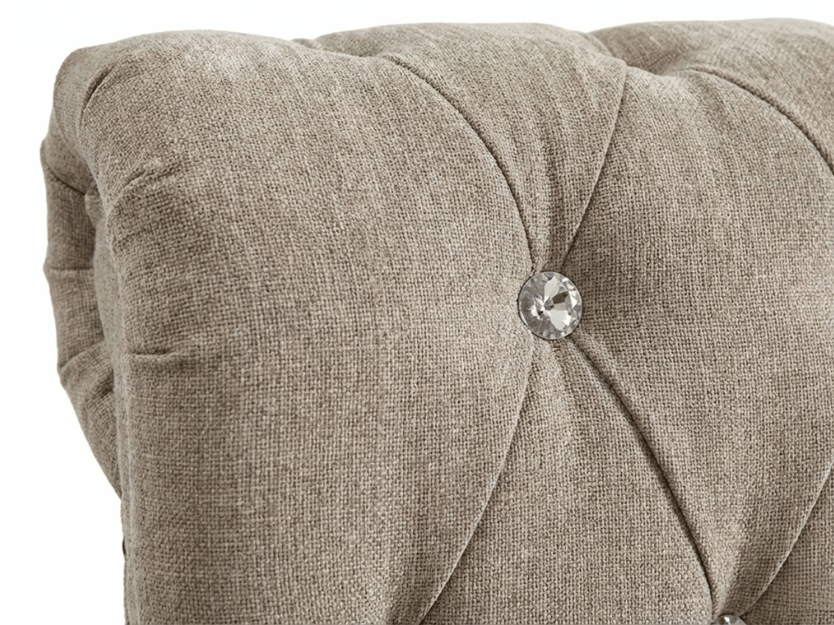 Cama Lisa – Cama tapizada con somier de láminas incluido