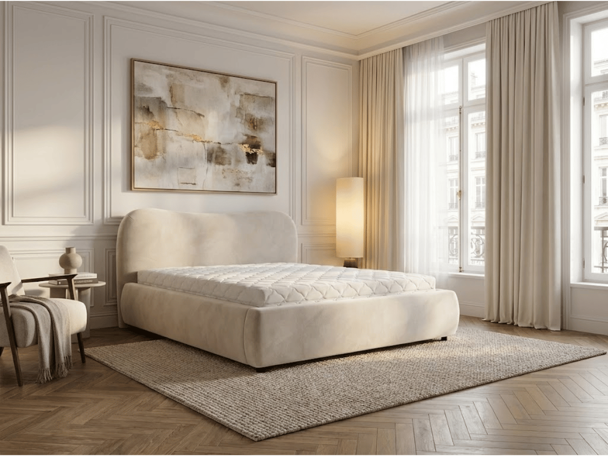 Lit coffre design - INES