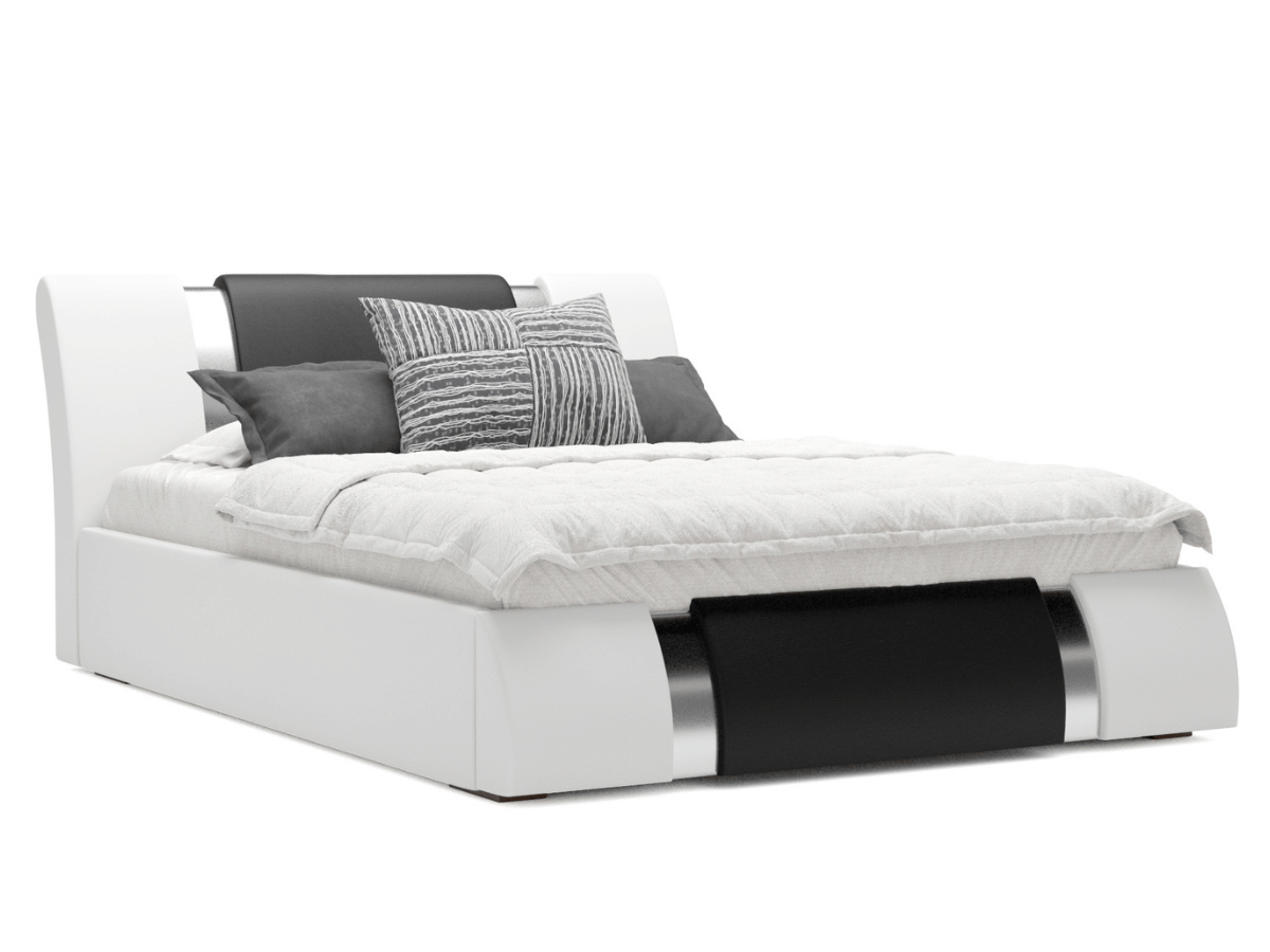 Cama arcón de diseño con listón metálico - ATILLA