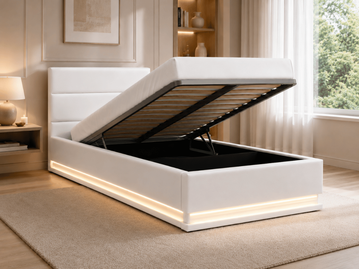 Lit coffre avec led - DARMON