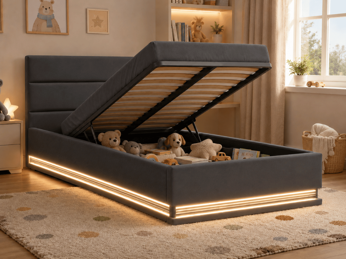 Lit coffre avec led - DARMON