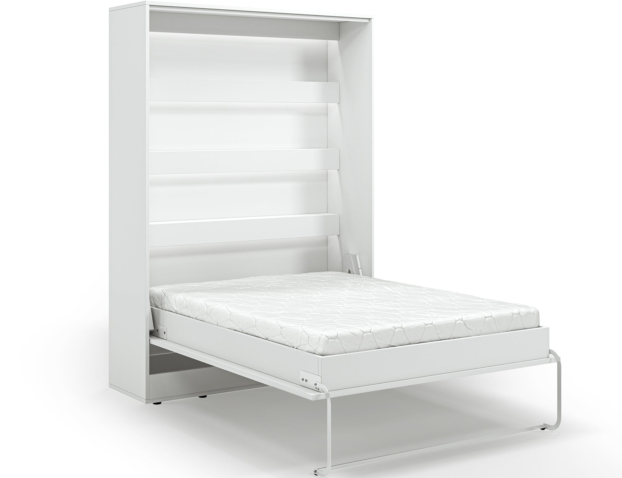 Lit escamotable NEO – armoire lit murale verticale avec rangements