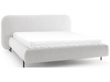 Tissu boucle blanc