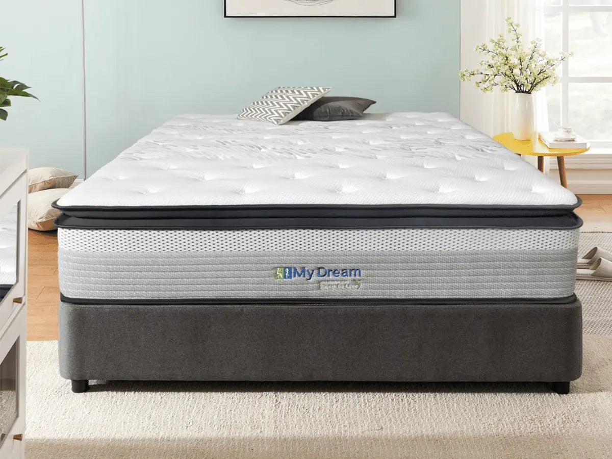 Matelas avec sur-matelas intégré épaisseur 33CM - EVEREST  