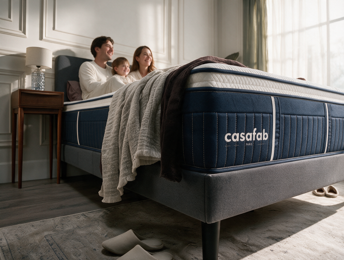 Matelas avec sur-matelas intégré épaisseur 33CM - EVEREST