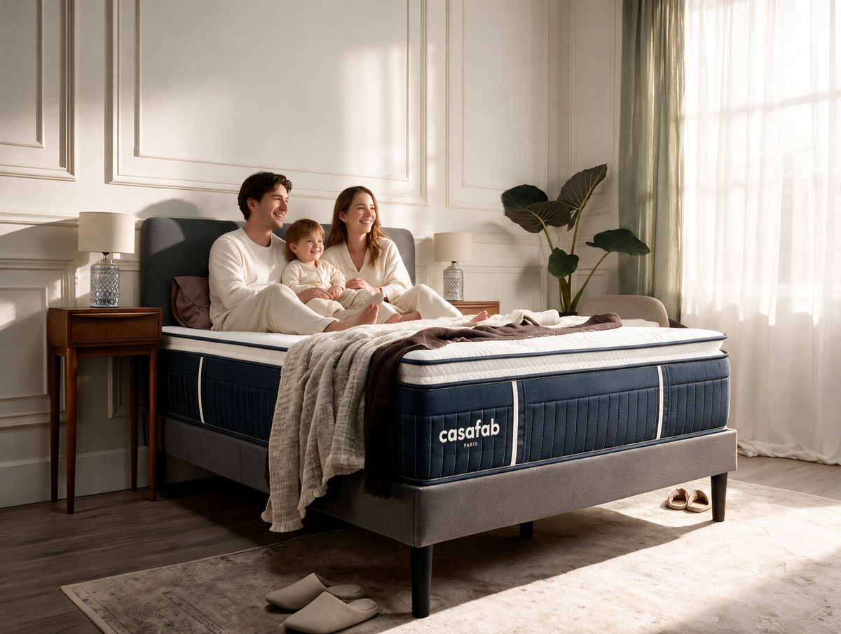Matelas avec sur-matelas intégré épaisseur 33CM - EVEREST