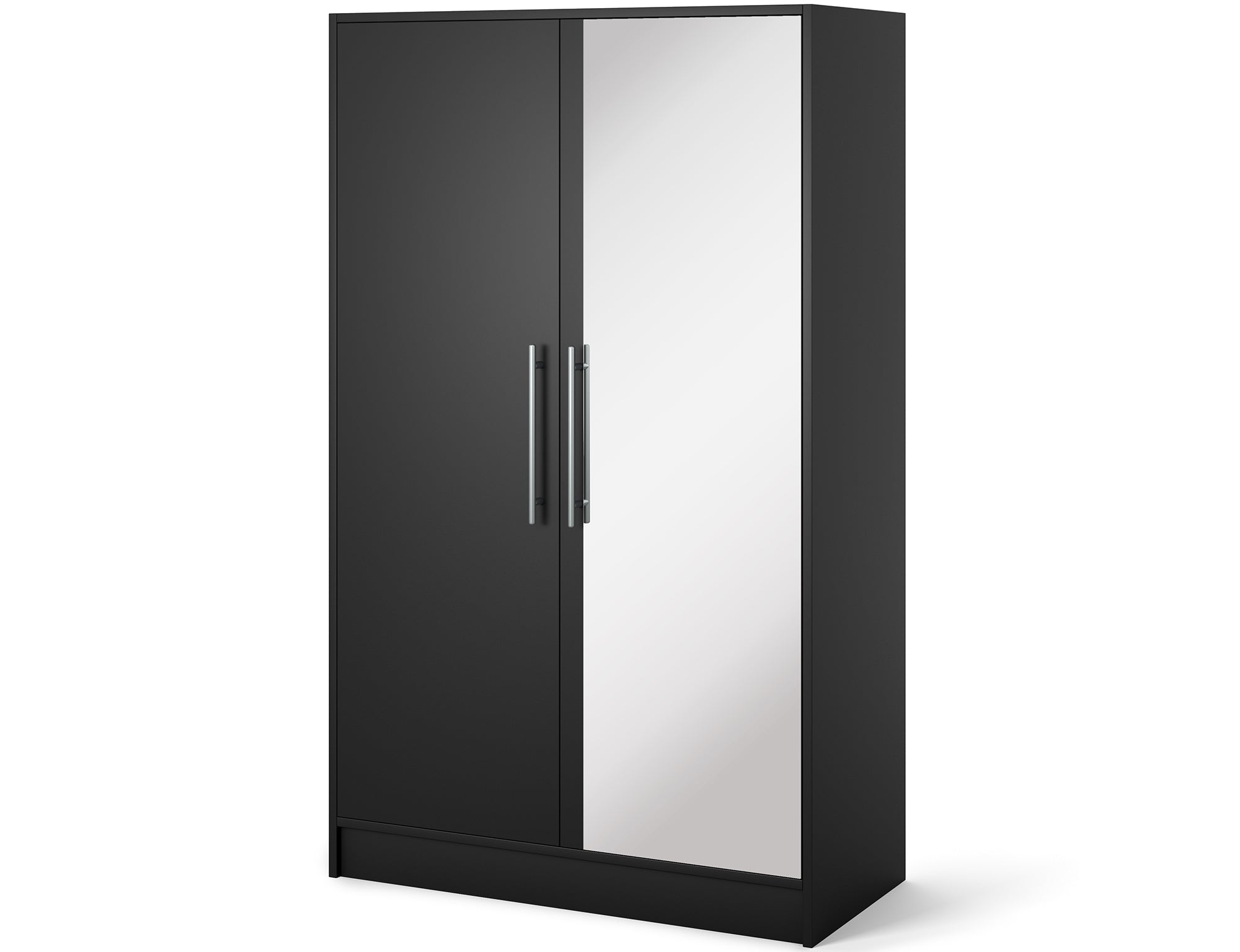 Armoire Dressing 2 Portes 120 cm – Design Moderne + Grand Rangement – Miroir Optionnel - NORVIA