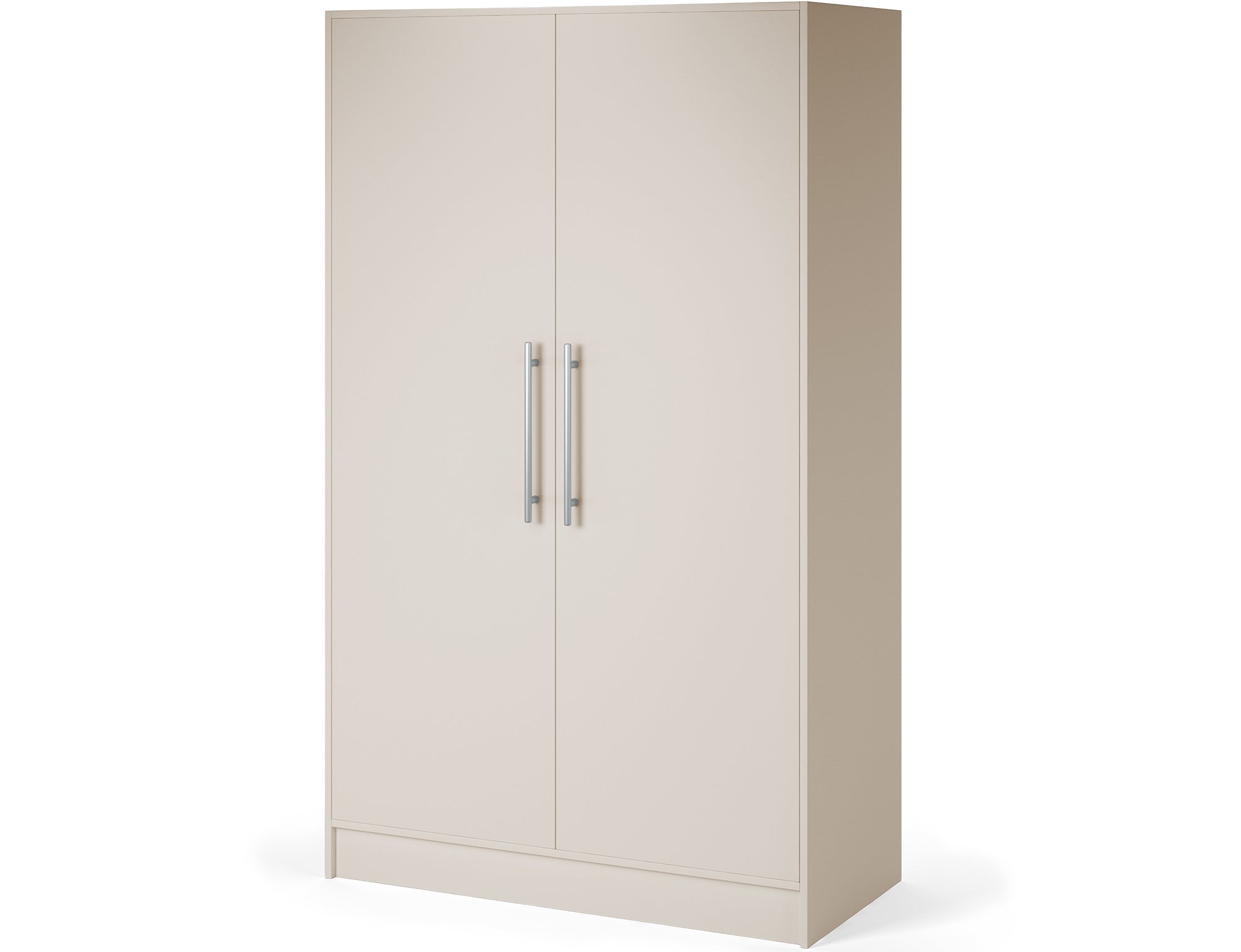 Armoire Dressing 2 Portes 120 cm – Design Moderne + Grand Rangement – Miroir Optionnel - NORVIA