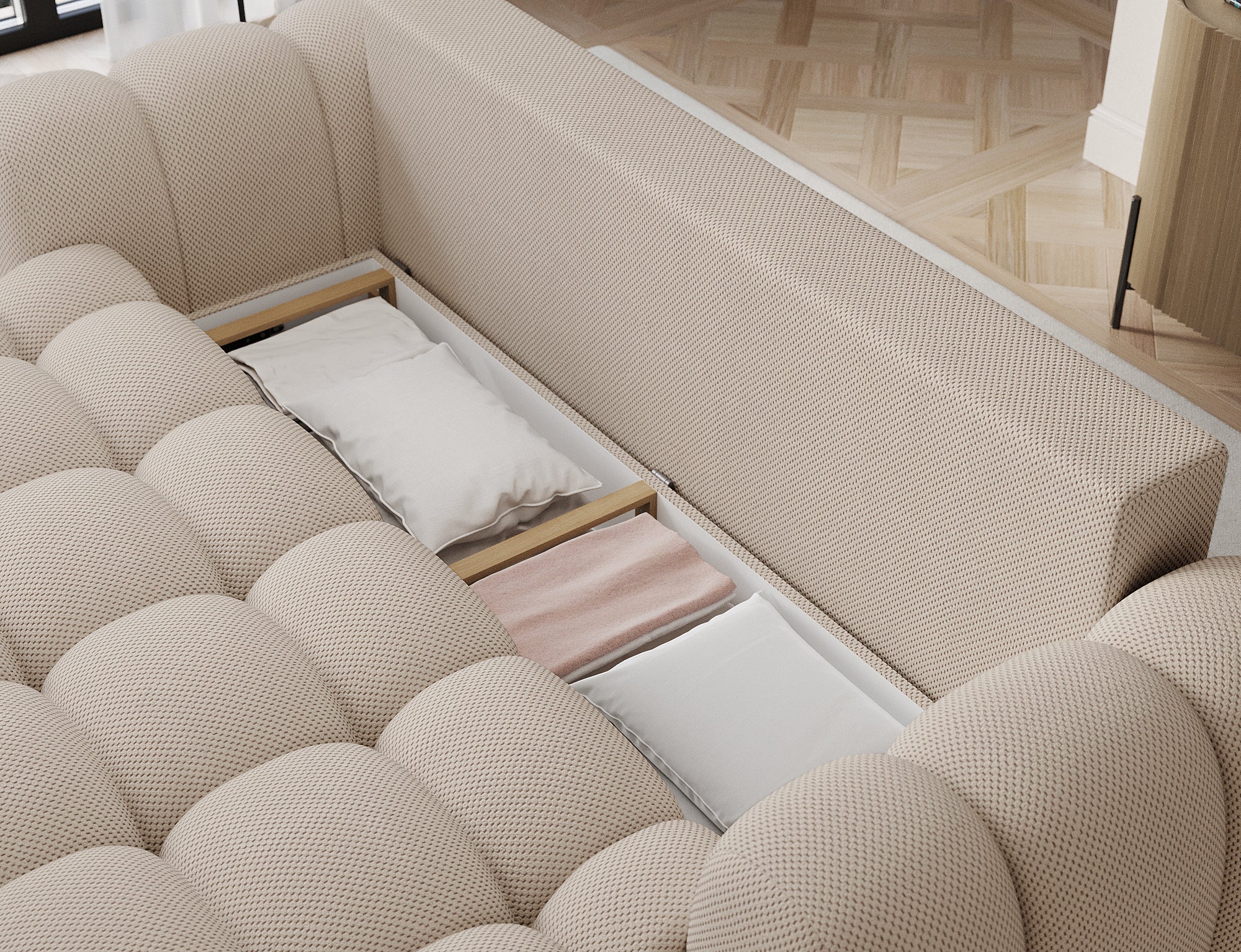 Saint-Germain – Canapé Convertible Design avec Couchage Pratique
