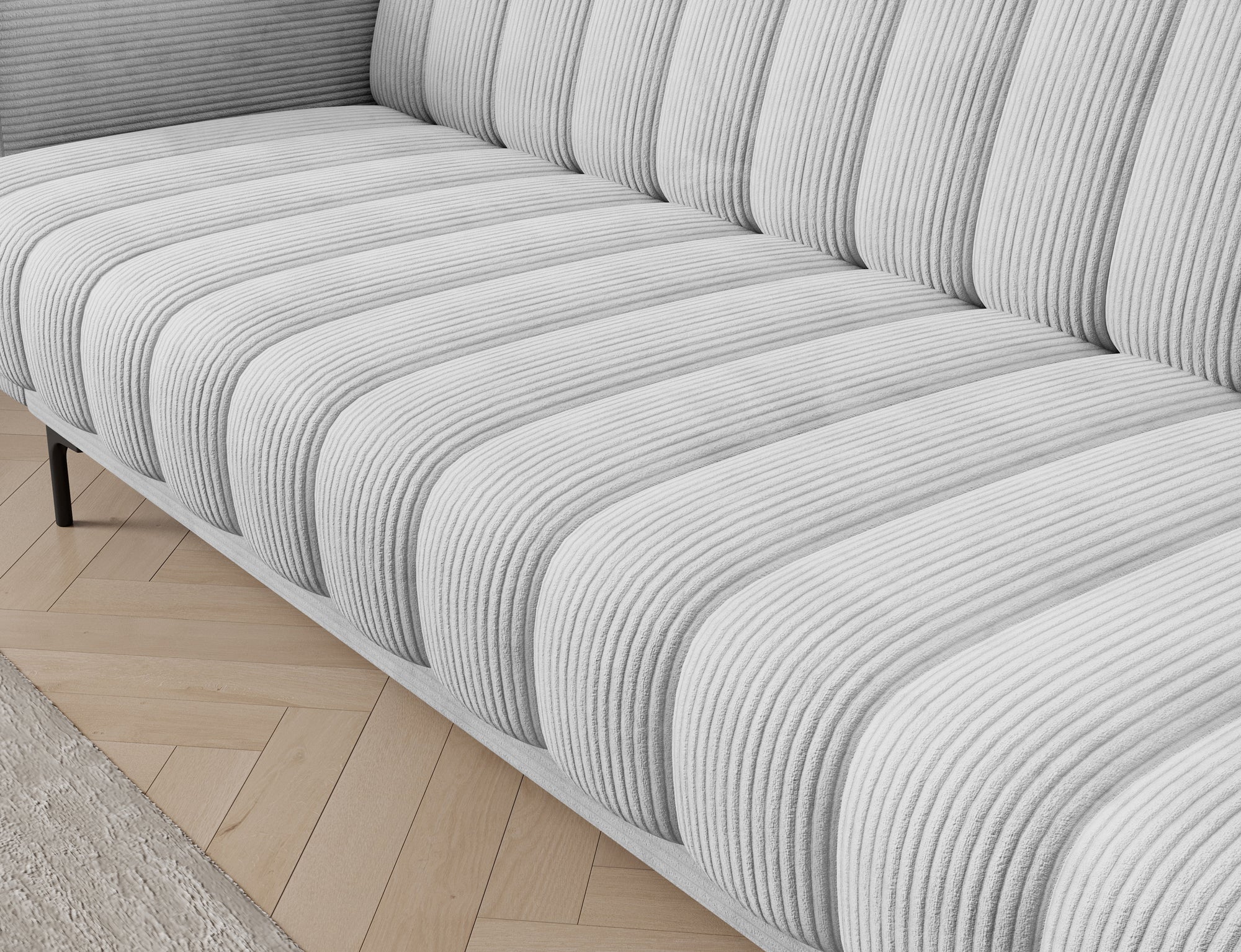 Canapé 3 places convertible avec coffre, système Click-Clack – Marais