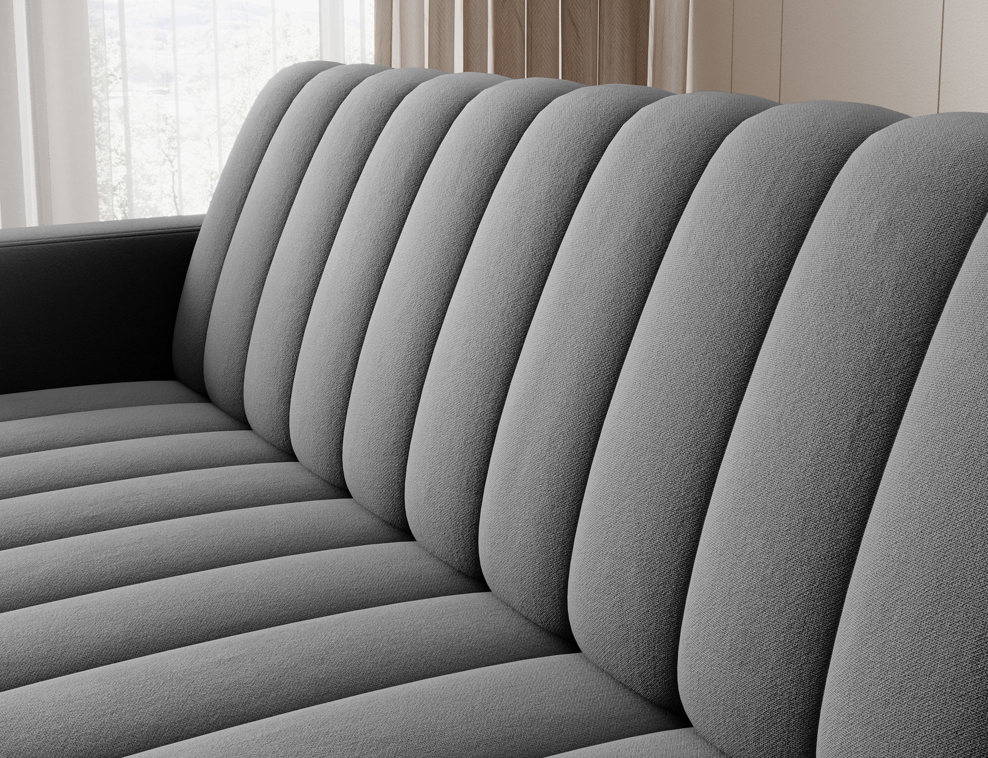 Canapé 3 places convertible avec coffre, système Click-Clack – Marais