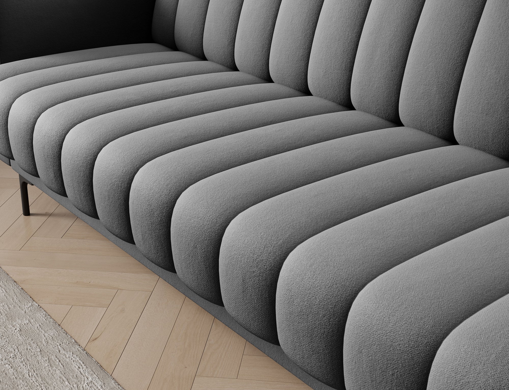 Canapé 3 places convertible avec coffre, système Click-Clack – Marais