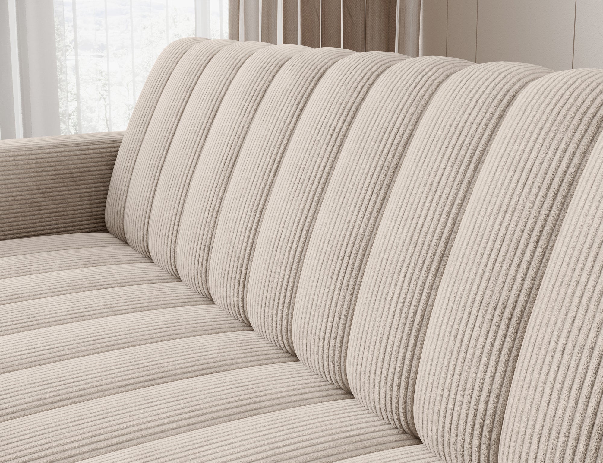 Canapé 3 places convertible avec coffre, système Click-Clack – Marais