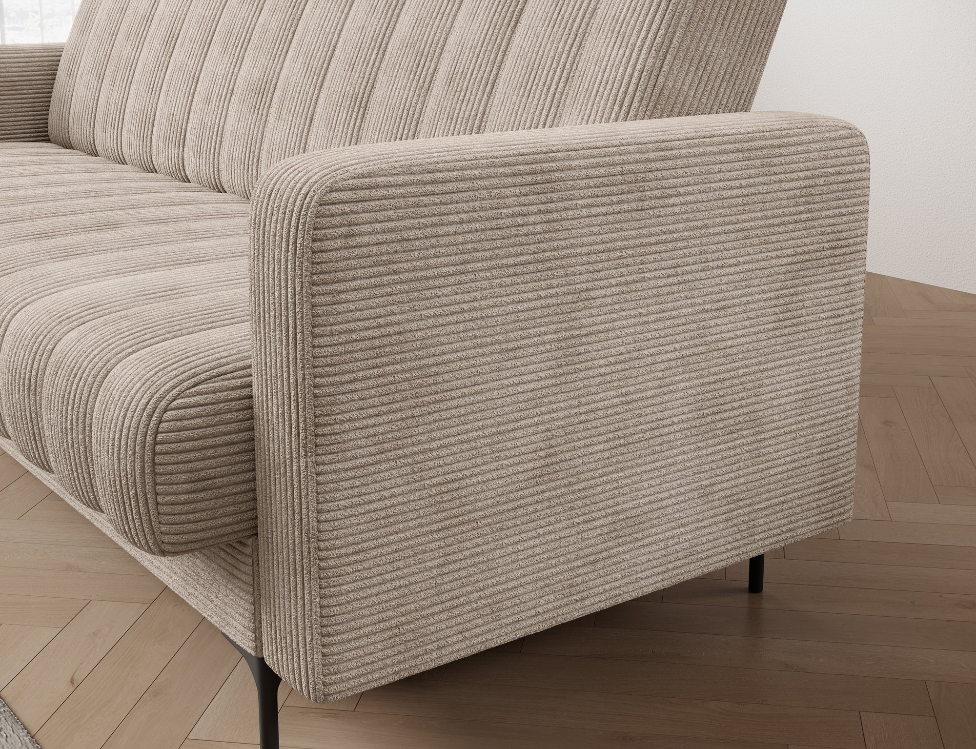 Canapé 3 places convertible avec coffre, système Click-Clack – Marais