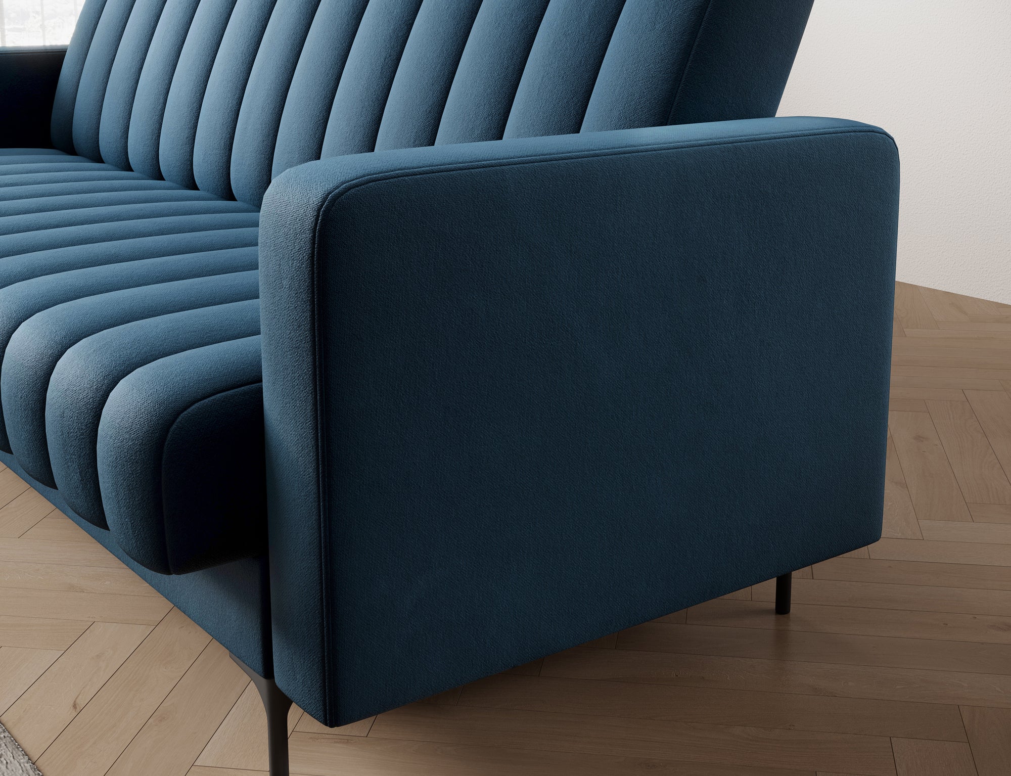 Canapé 3 places convertible avec coffre, système Click-Clack – Marais