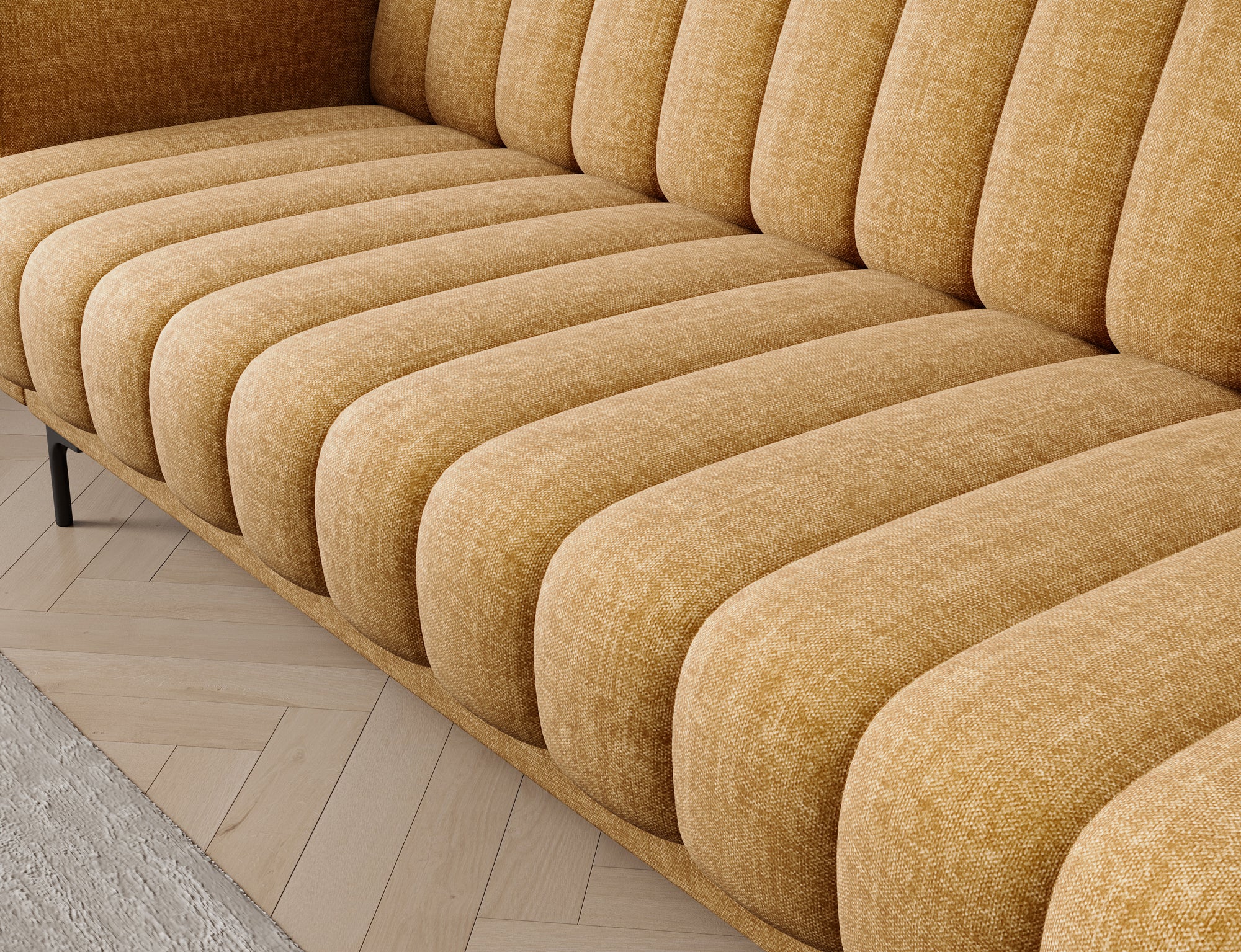 Canapé 3 places convertible avec coffre, système Click-Clack – Marais