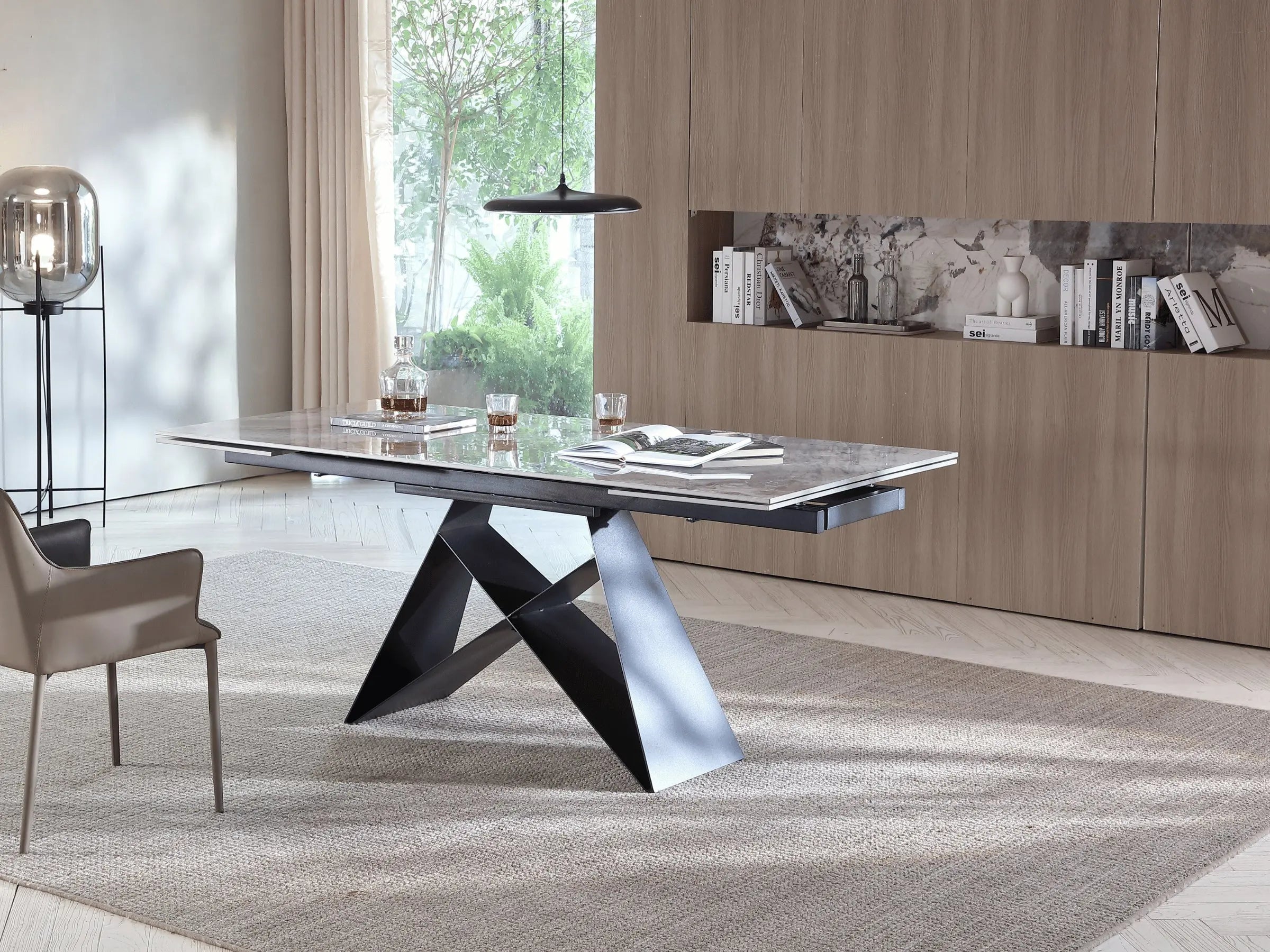 Mesa de comedor extensible Masdar  