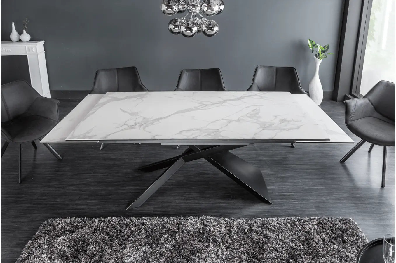 Mesa de comedor extensible made in Italy - ZAPA  