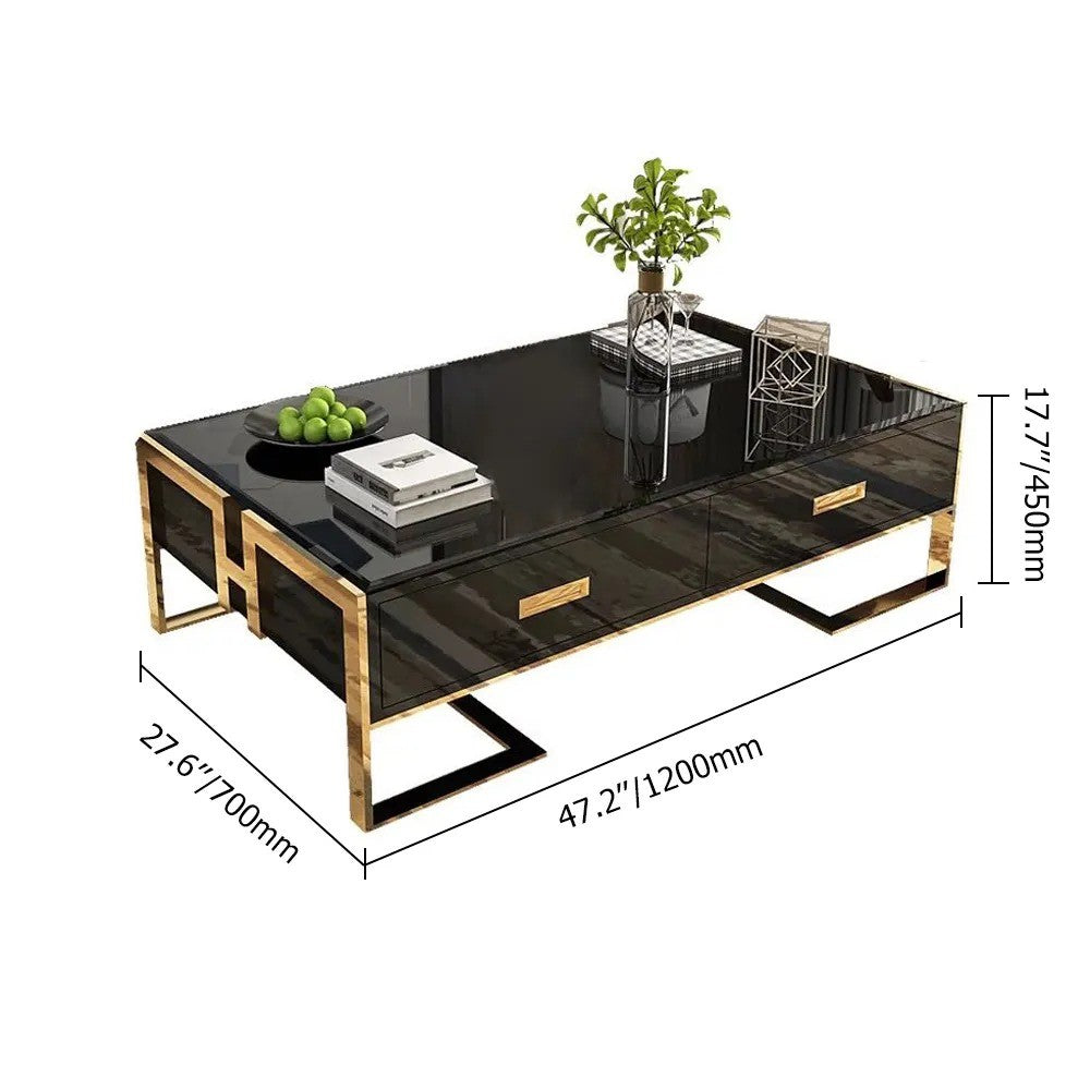 Table basse noir avec tiroirs base or laqué Luxuria_20532.jpg