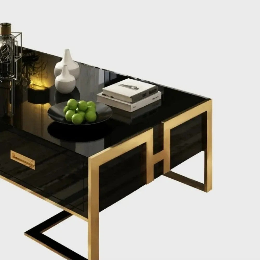 Table basse noir avec tiroirs base or laqué Luxuria_20533.jpg