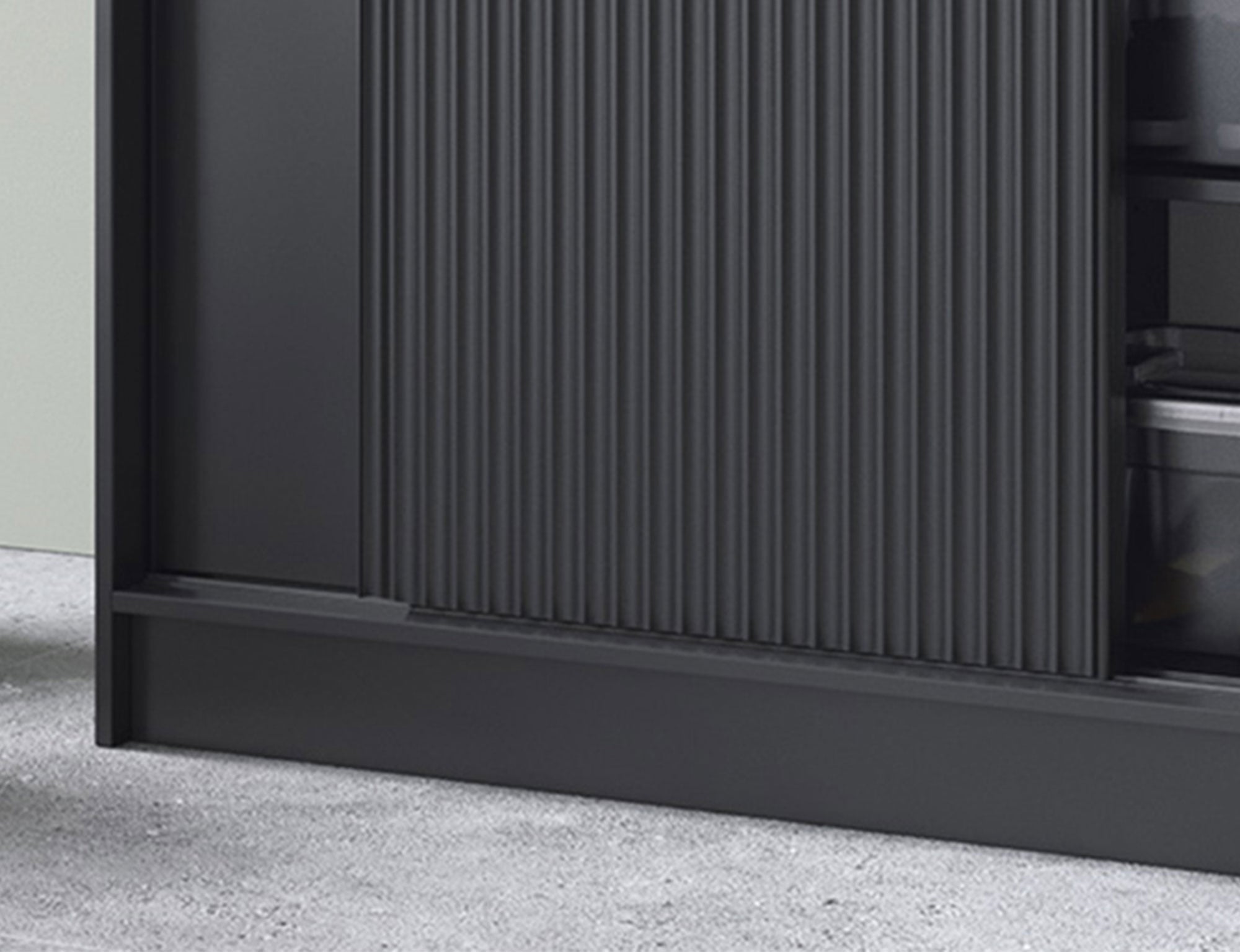 Armoire Dressing Coulissante 120 & 180 cm – Noir ou Blanc – Miroir Optionnel - RAVENTO