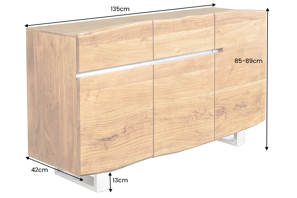 Dimensions de la table