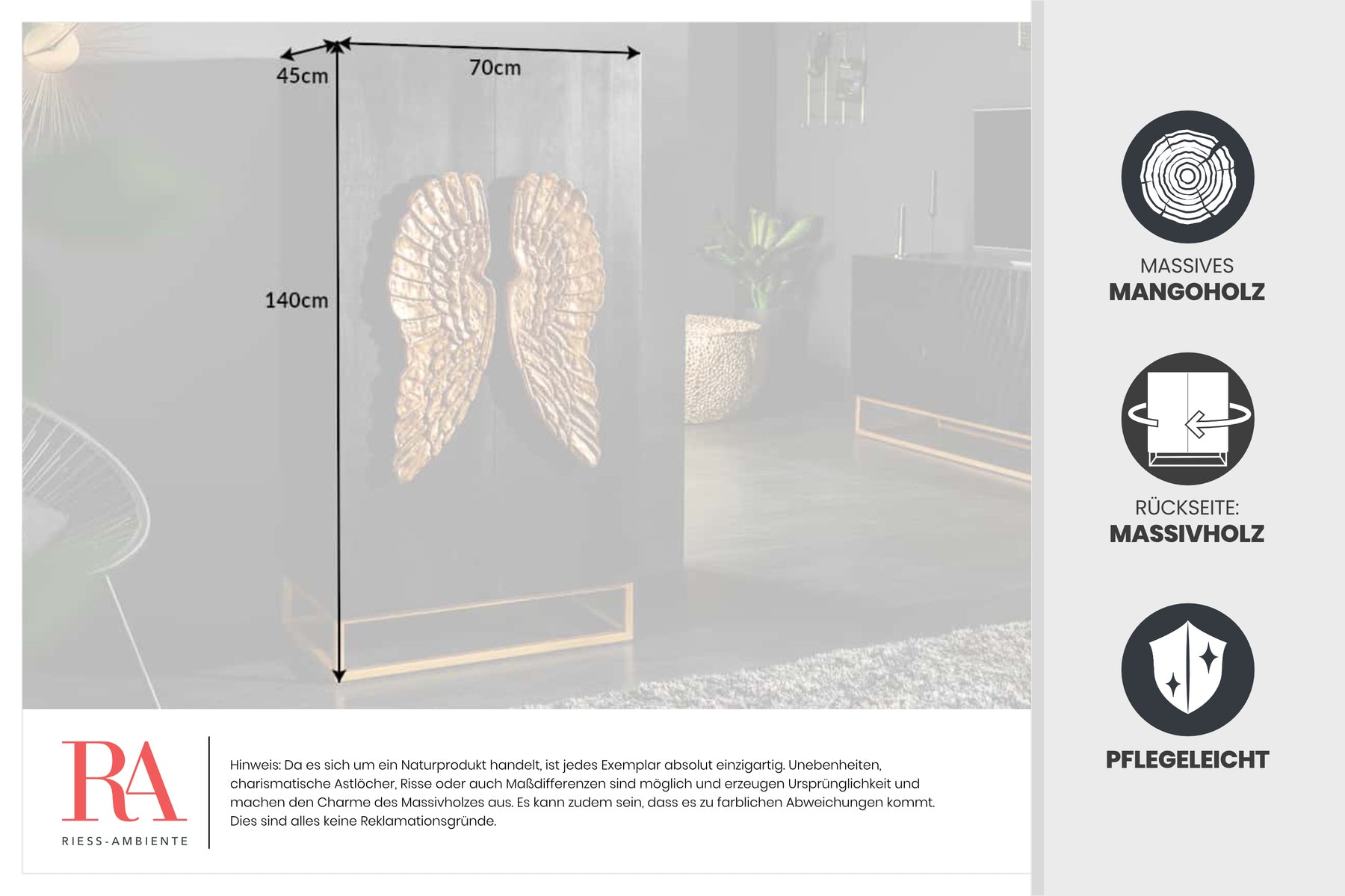 Dimensions de la table