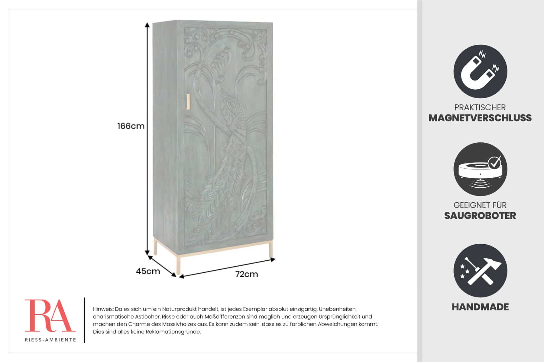 Dimensions de la table
