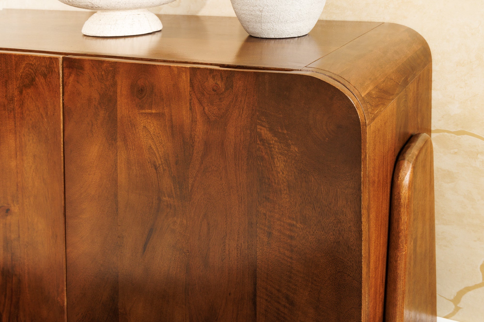 Buffet massif BRASIL 175cm en manguier marron six compartiments