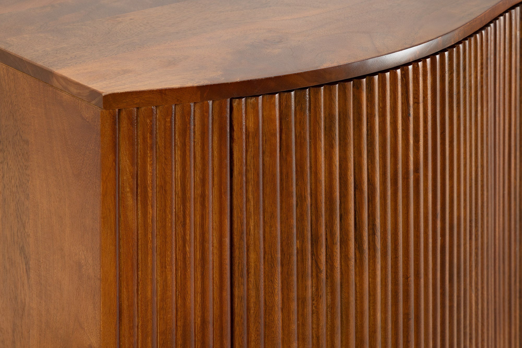 Buffet massif GRANDEUR 180cm manguier marron métal noir