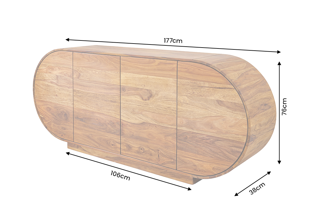Dimensions de la table