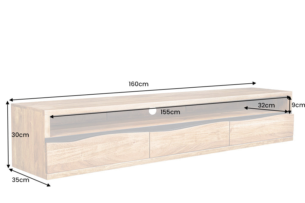 Dimensions de la table